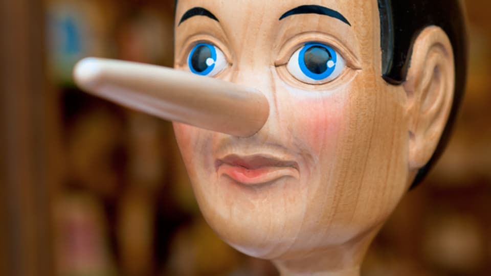 Der notorische Lügner Pinocchio.