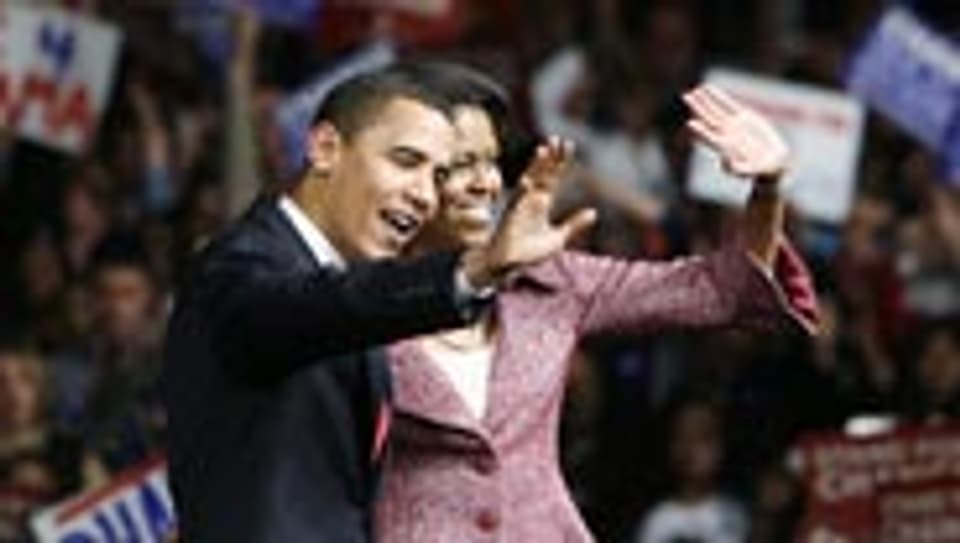 Obama mit Ehefrau Michelle