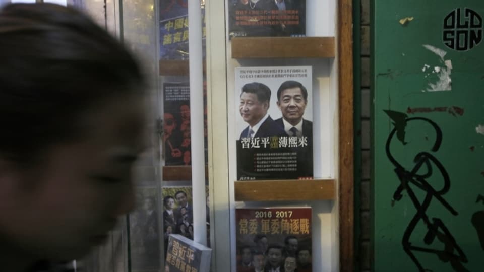 Ein Buchladen in Hongkong vor der Schliessung
