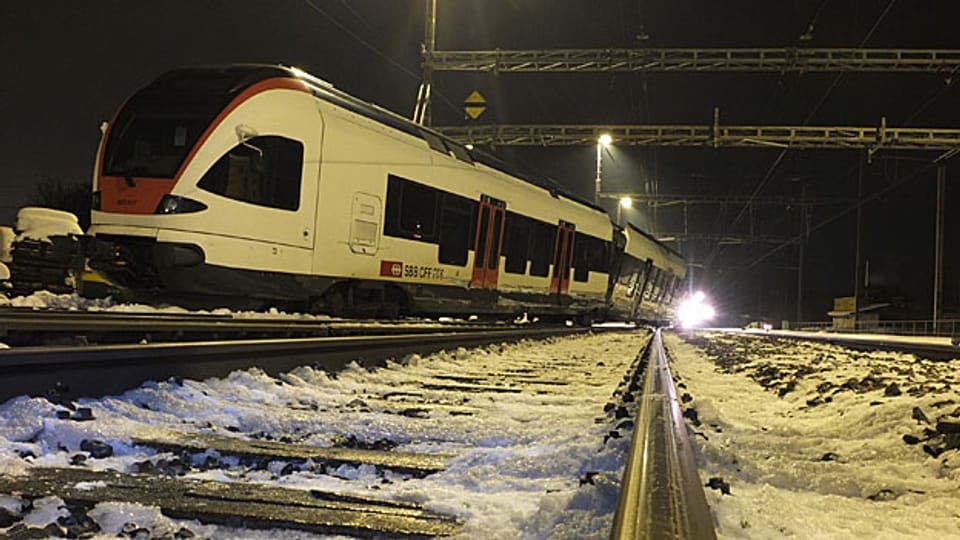 In Lenzburg fahren die Züge nach dem Bahnunfall wieder pünktlich