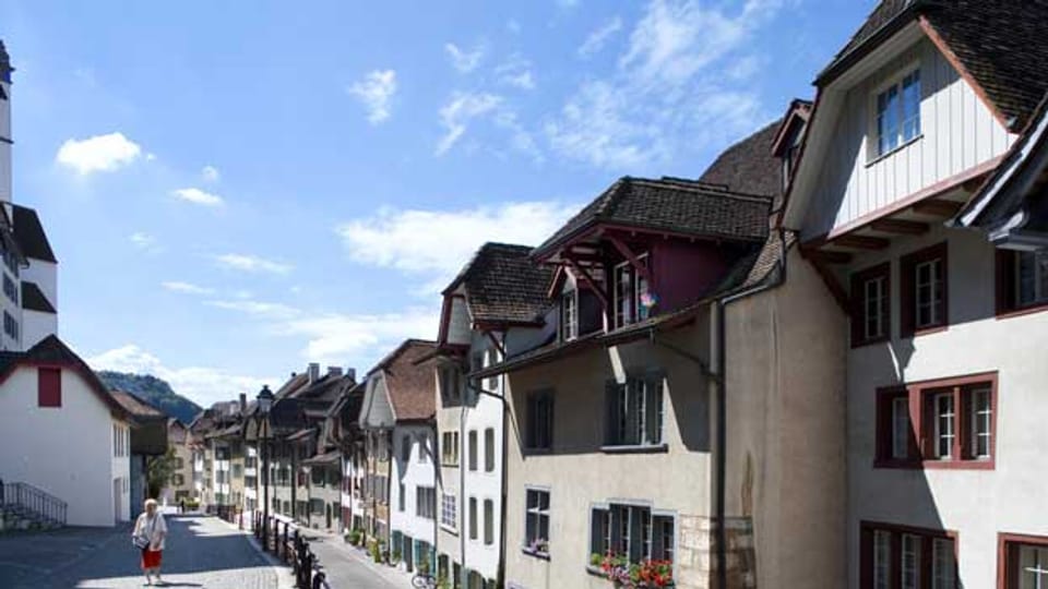 Die Altstadt von Aarau.