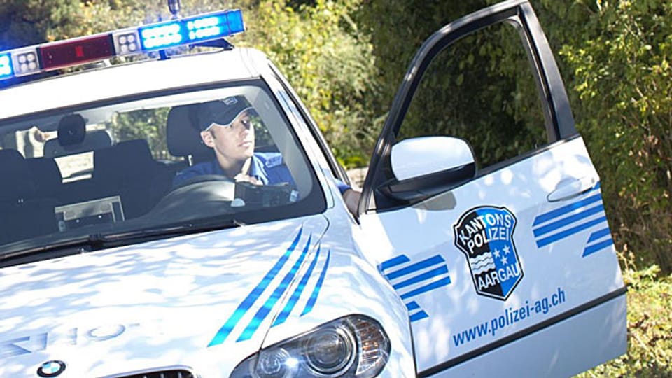 Die Aargauer Polizei suchte stundenlang nach der toten Frau.