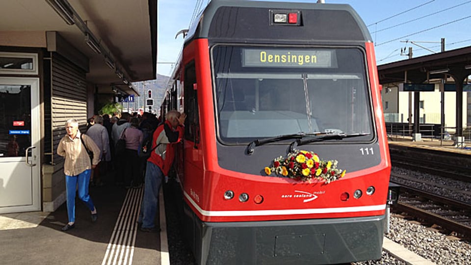 Seit Dezember 2012 fährt das Bipperlisi bis nach Oensingen.