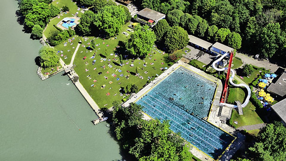 Das Rheinfelder Schwimmbad wurde 1933 gebaut und steht unter Schutz.