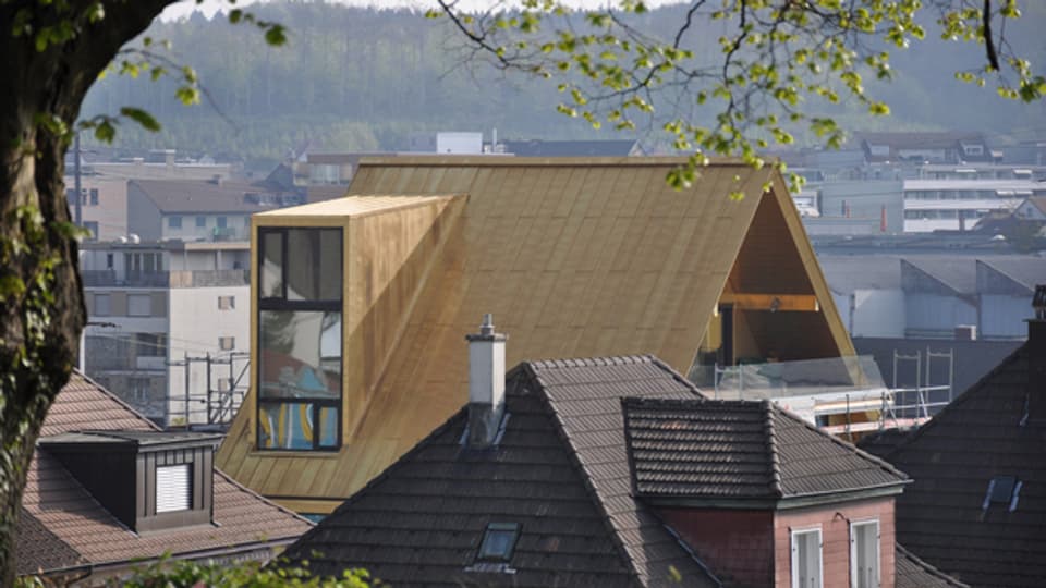 Goldenes Dach von Olten: Zu grosse Lukarnen und zu auffällige Farbe.