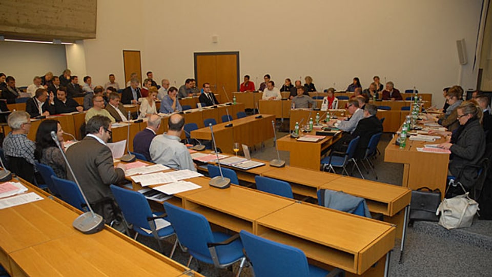 Ist an Sitzungen häufig nicht ganz gefüllt: Der Saal des Oltner Gemeindeparlamentes.