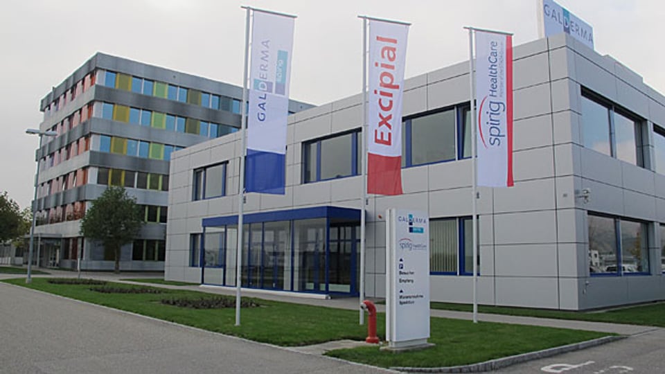 Der neue Hauptsitz der Vertriebsfirma Galderma Spirig Pharma in Egerkingen.