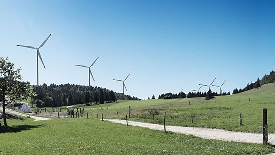 Windkraftwerk Grenchenberg