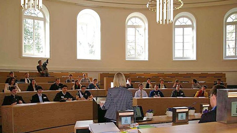 Das Aargauer Jugendparlament war in den letzten Jahren schlecht besucht (Bild von 2012).