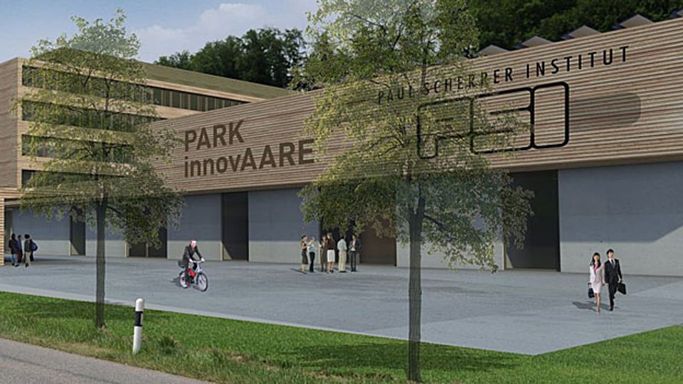 So könnte der Innovationspark beim Paul Scherrer Institut (PSI) in Villigen dereinst aussehen.