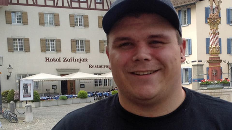 Patrick Räbmatter ist 23 Jahre alt und beim Schwingclub Zofingen.