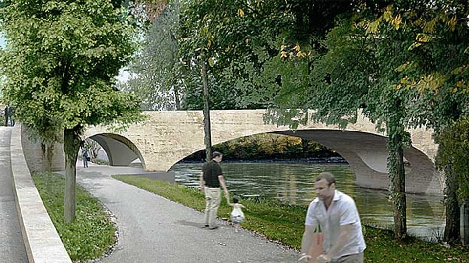 Wird diese neue Brücke in Aarau je gebaut?