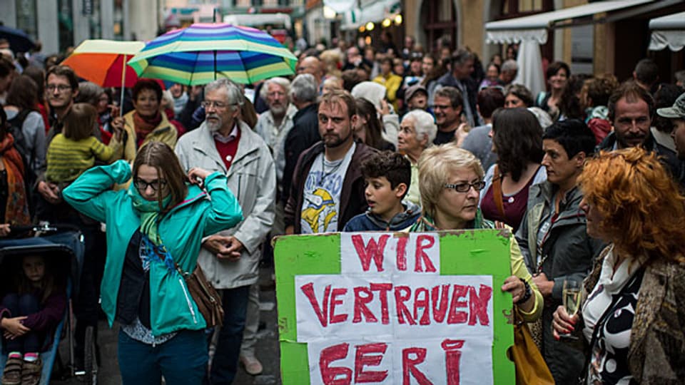 Ein Manifest fordert in Baden dazu auf, die Affäre rund Stadtammann Geri Müller ruhen zu lassen.