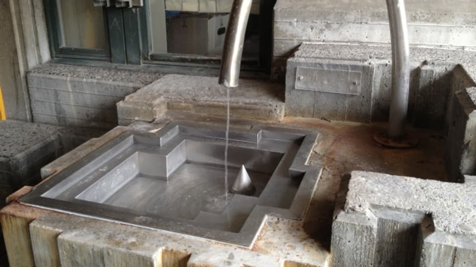 Ein Brunnen mit Thermalwasser