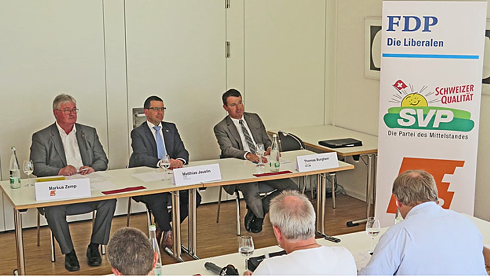 Aargauer SVP, FDP und CVP gehen eine Listenverbindung ein