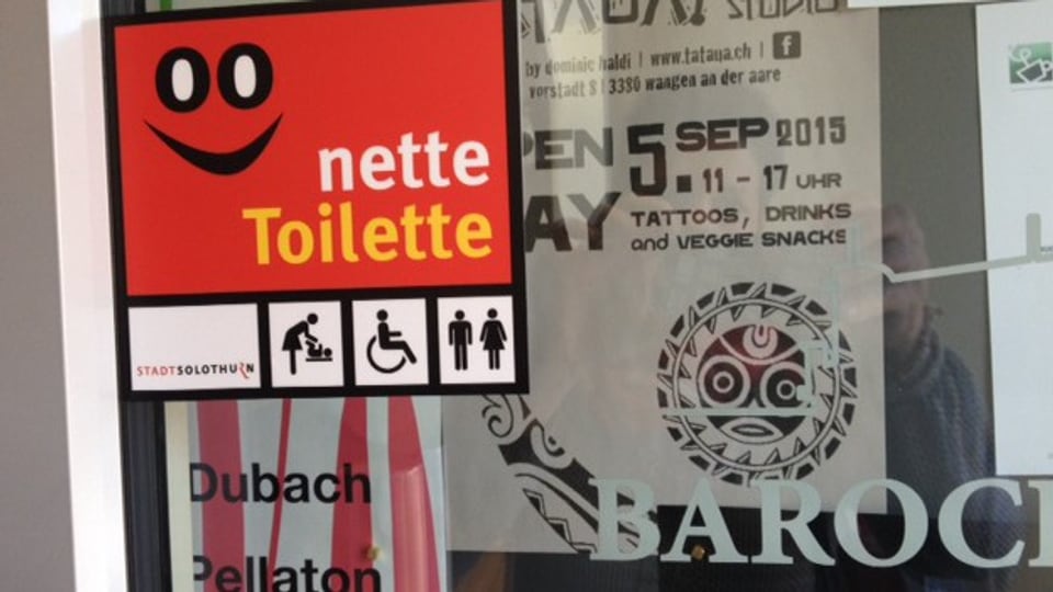 «Nette Toilette» hilft in der Stadt Solothurn beim Pinkeln