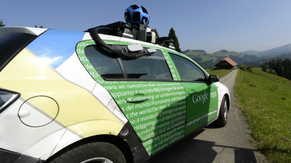 In Veltheim nicht gerne gesehen: Das Aufnahmeauto von Google Street View.