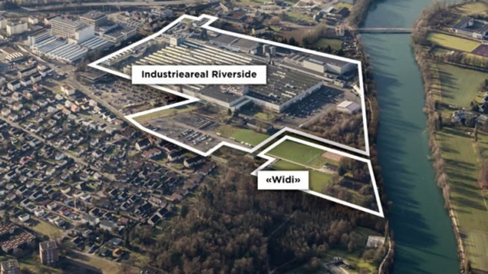 Das Industrieareal gehört der Anlagestiftung der Swiss Prime Site, das «Widi» der Gemeinde. Letztere verkauft nun.