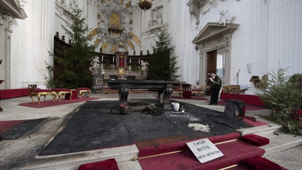  Vergleichweise kleiner Brand mit grosser Wirkung: Der Russ zerstörte die Kathedrale.