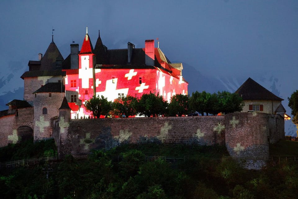 Partnerschlösser entdecken: Auf Schloss Habsburg wurde auch Schloss Gruyères bekannt gemacht.