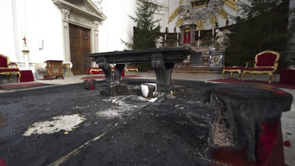 Der Brandstifter der St. Ursen-Kathedrale Solothurn muss frei gelassen werden, sagt das Bundesgericht jetzt.