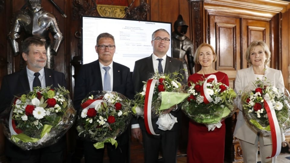Die neue Solothurner Regierung: Nur noch 1 FDP, dafür 2 Frauen.