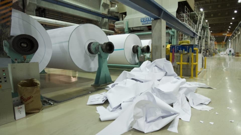 Seit 2011 wird in der Papieri in Biberist kein Papier mehr hergestellt.