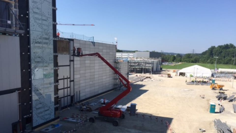 Biogen-Neubau in Luterbach aussen fertig gebaut
