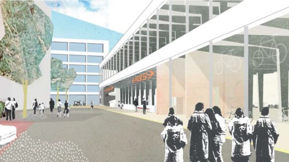  So könnte der neue RBS-Bahnhof in Solothurn aussehen. Eine Visualisierung aus dem Architekturwettbewerb.