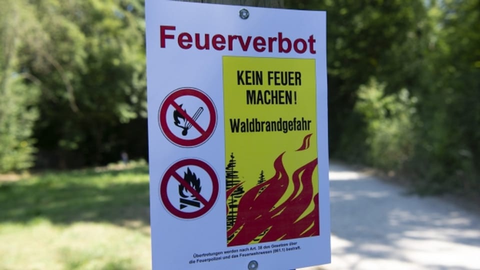 Im ganzen Aargau sind Feuer im Freien verboten. Im Kanton Solothurn gibt es Einschränkungen.