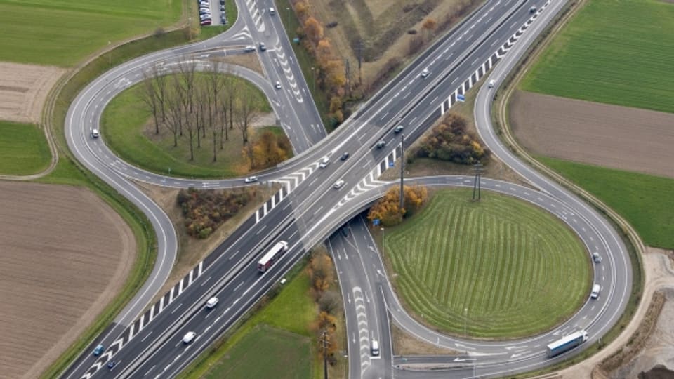 Autobahnanschluss Aarau-West: Der Bund plant zwischen diesem Anschluss und Aarau-Ost noch einen dritten A1-Anschluss.