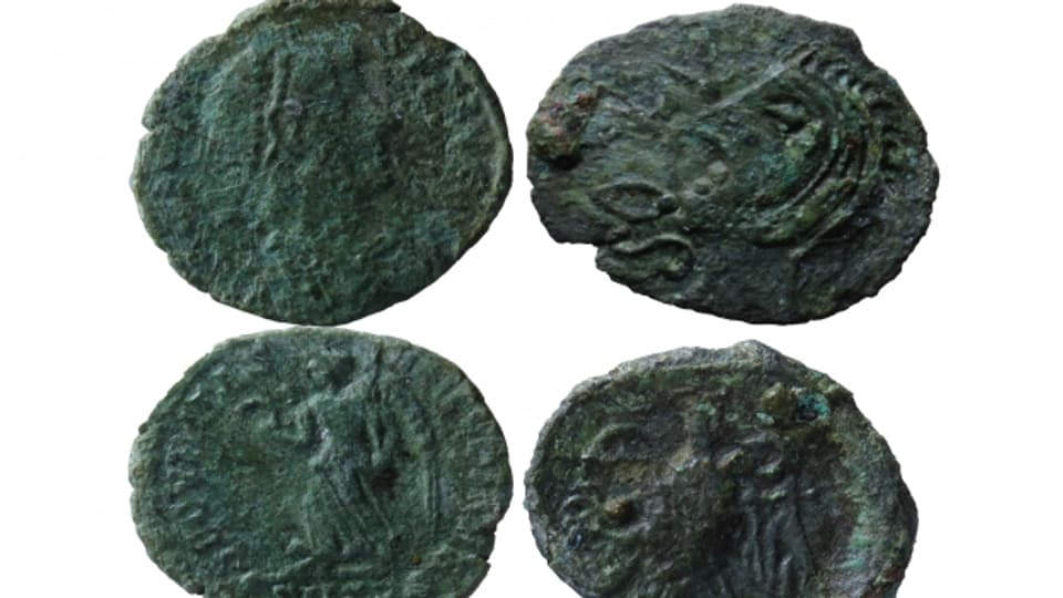 Bei den in Olten gefundenen römischen Münzen handelt es sich teilweise um Imitationen und Falschgeld.