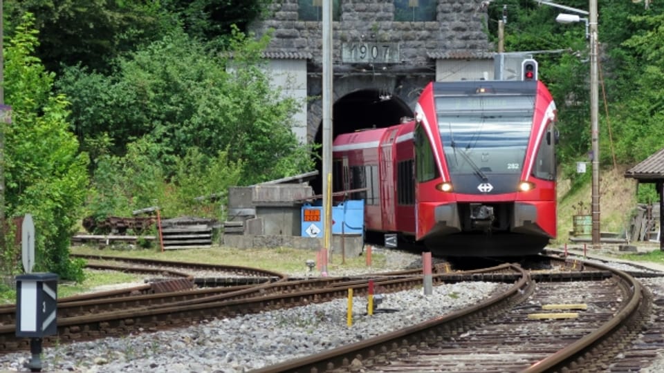 Der Bahntunnel durch den Weissenstein wird erst ab 2021 saniert.