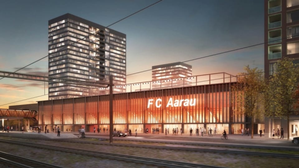 Geplantes Aarauer Fussballstadion nimmt zwei wichtige Hürden