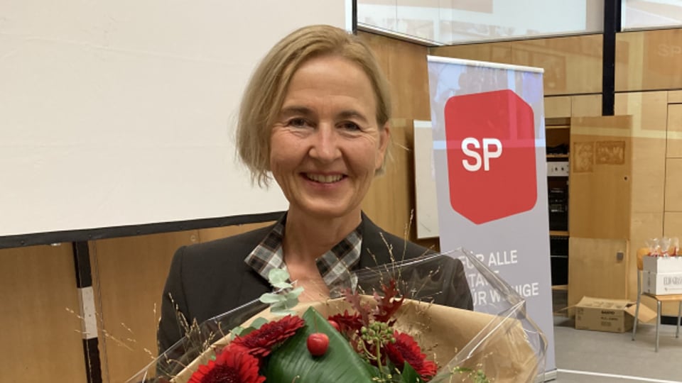 Susanne Schaffner (SP) wurde erneut als Regierungsrätin nominiert.