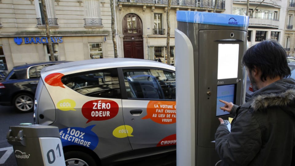 In Paris gab es schon 2011 ein E-Car-Sharing, nun baut auch Aarau dieses Angebot aus.