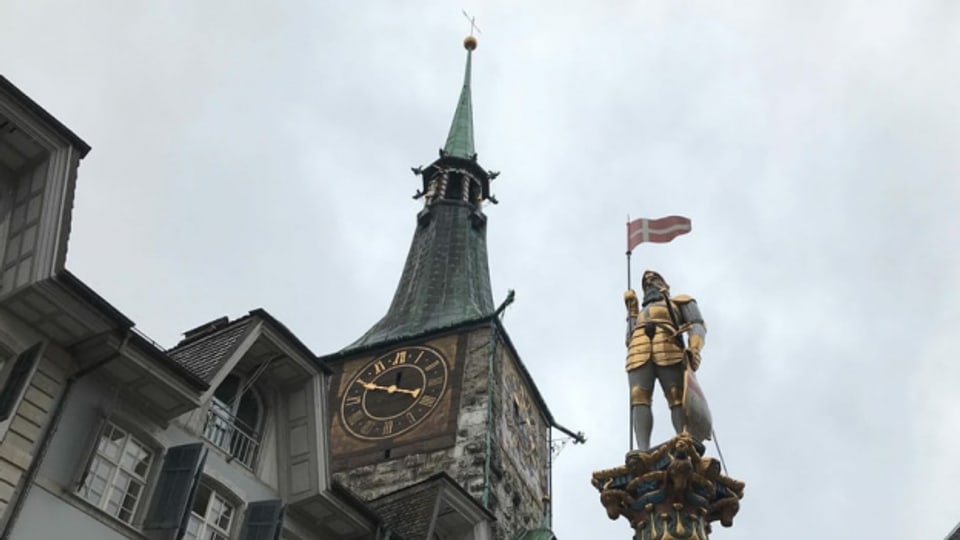 Der historische Zytglogge-Turm in Solothurn muss saniert werden.