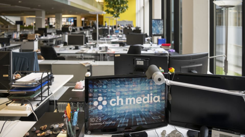 Die Redaktionen von CH Media in Aarau (Bild) und Solothurn schrumpfen.
