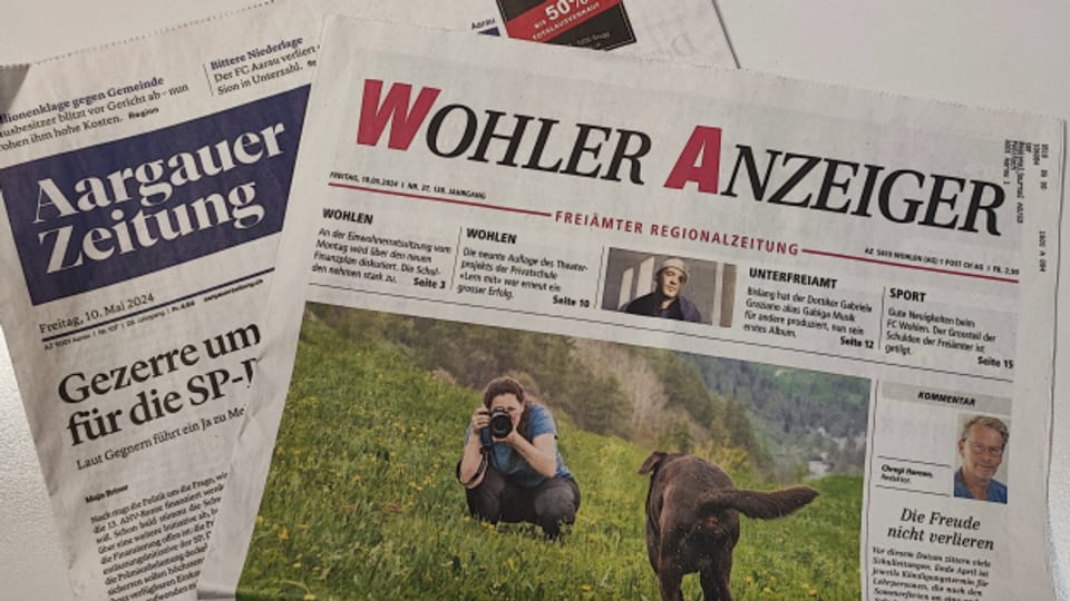 Amtliche Publikationen der Gemeinde Wohlen werden wieder in den lokalen Zeitungen abgedruckt.