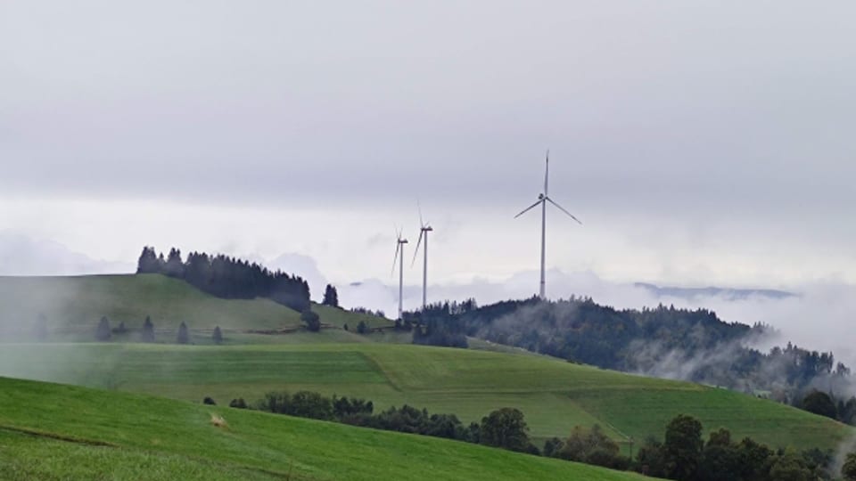 30 Kilometer vom geplanten Windpark Burg steht in Süddeutschland bereits dieser Windpark