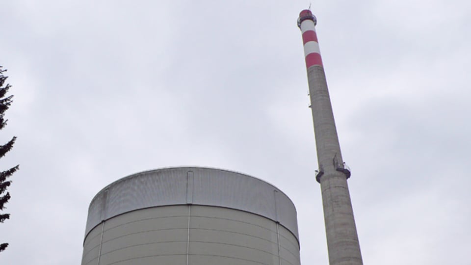 Der Reaktor des AKW Mühleberg von aussen.