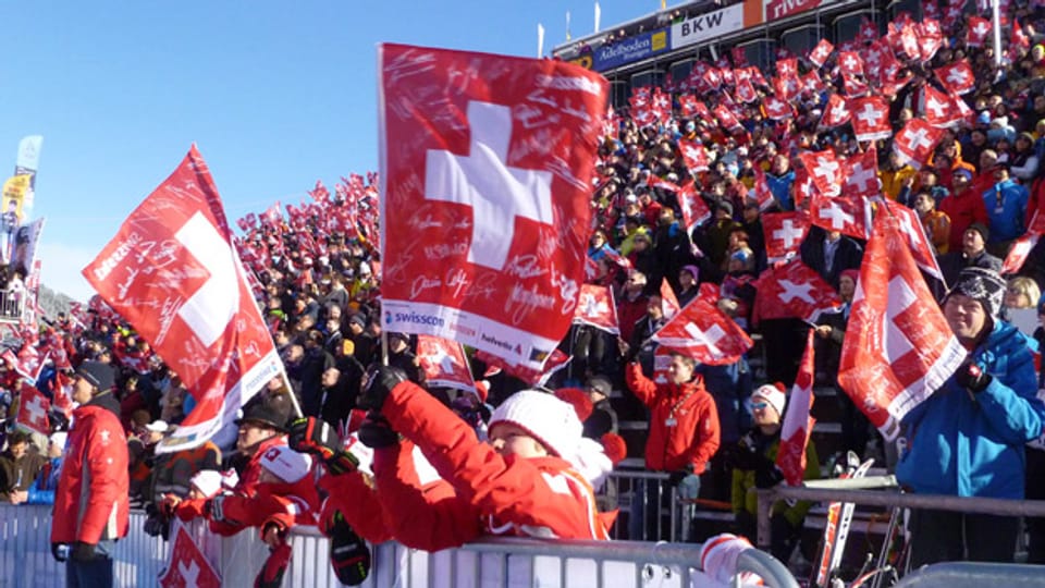 Es waren viele Schweizer Fans da - aber weniger als auch schon.