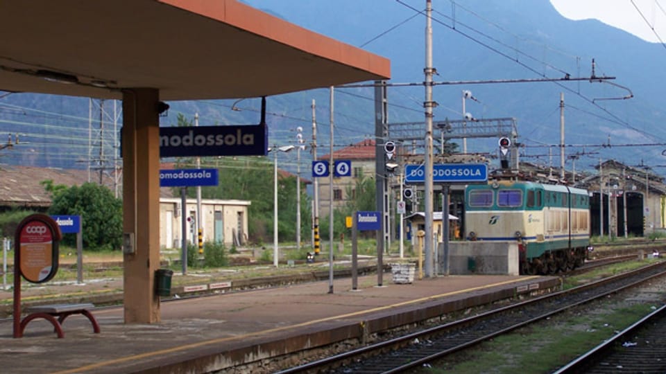 Bahnhof Domodossola.