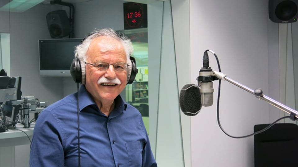 Heinz Däpp zurück im Radiostudio.