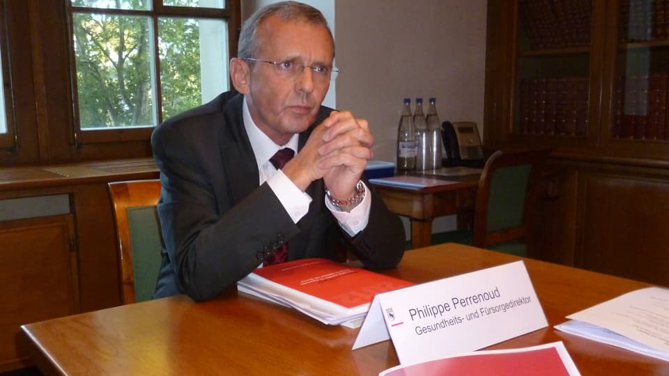 Regierungsrat Philippe Perrenoud verfehlt seine Ziele.