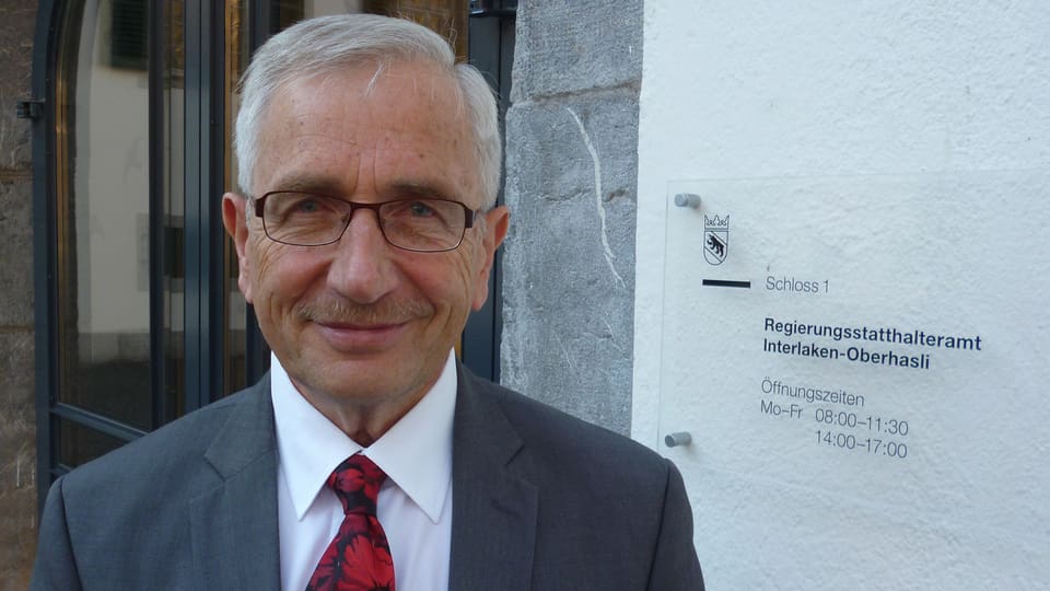 Nimmt nach 26 Jahren den Hut: der Berner Oberländer Regierungsstatthalter Walter Dietrich