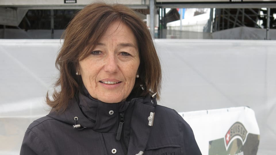 Kathrin Hager, Geschäftsführerin der Weltcup-Rennen von Adelboden, hat viel zu tun.
