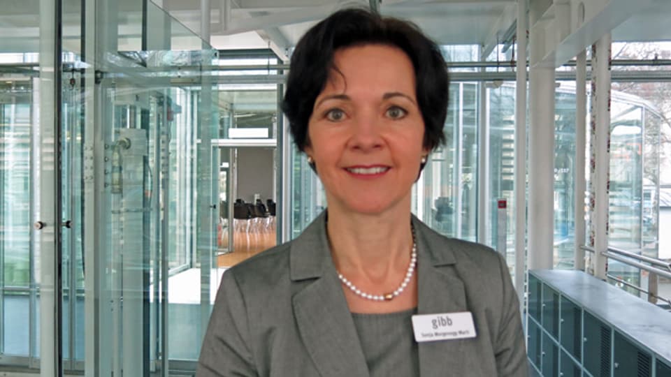 Die Direktorn der GIBB: Sonja Morgenegg.