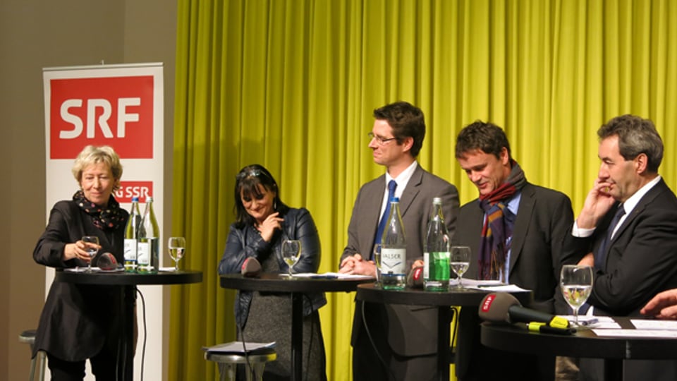 v.l.: Elisabeth Zäch, Christine Häsler, Lars Guggisberg, Philippe Müller und Heinz Siegenthaler.