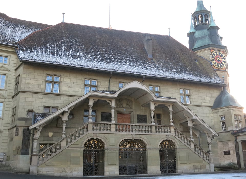 Das Freiburger Rathaus.